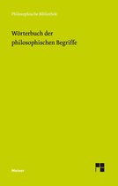 Philosophische Bibliothek 500 - Wörterbuch der philosophischen Begriffe