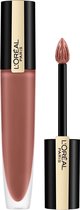 L'Oréal Paris Rouge Signature Lippenstift - 122 I Tease – Nude – Matte Vloeibare Lipstick