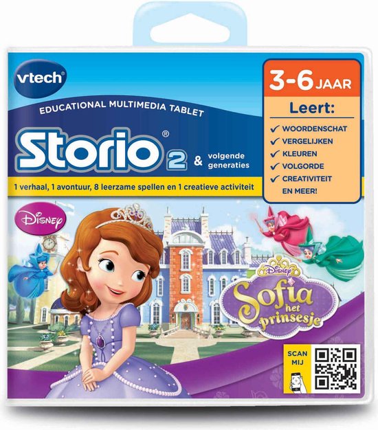 VTech Storio 2 - Game - Sofia het Prinsesje | bol