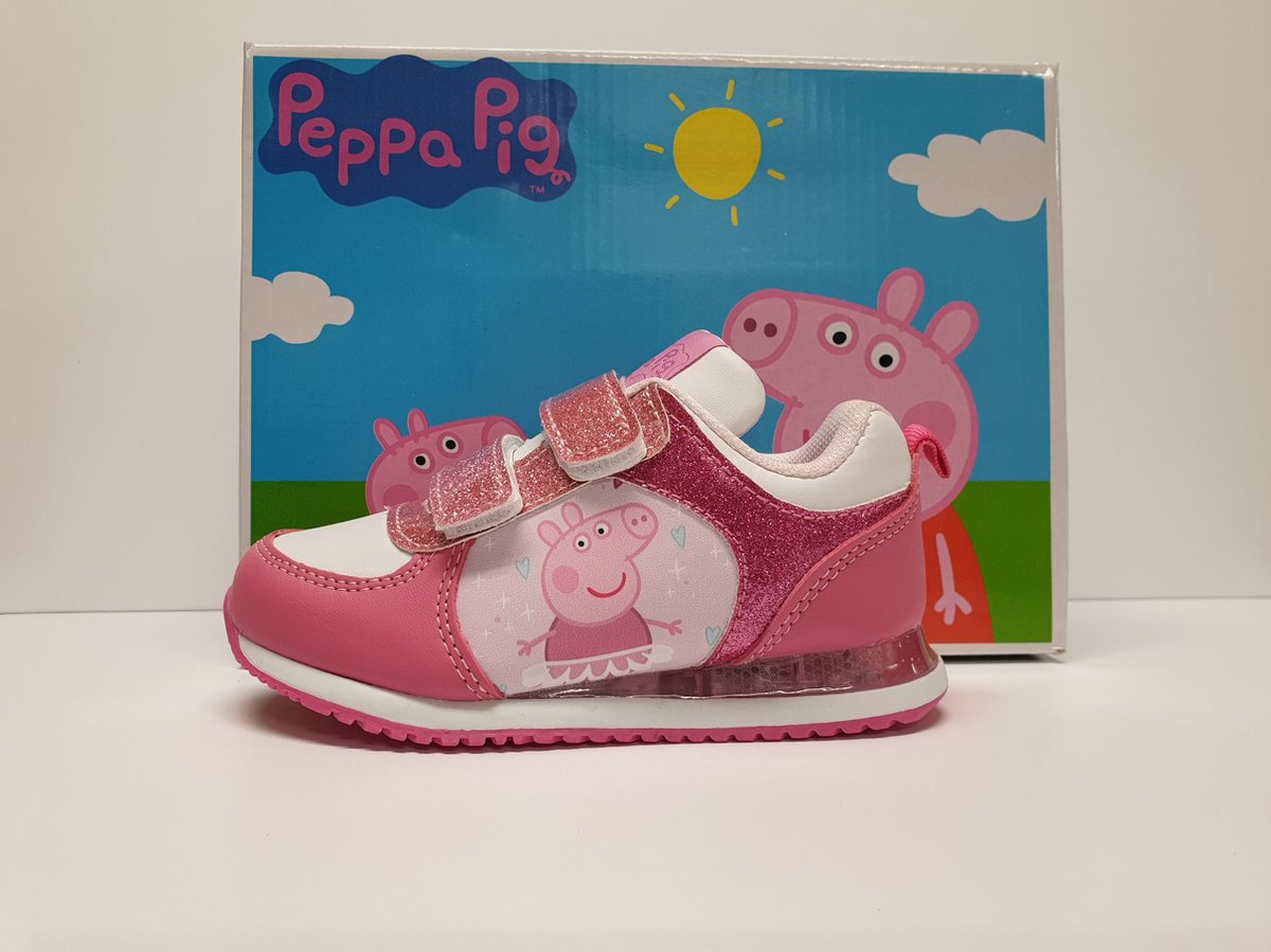 Gelukkig is dat bijlage Voorwaardelijk Peppa Pig - Schoenen kinderen - Meisje - Met lichtjes - Maat 26 | bol.com