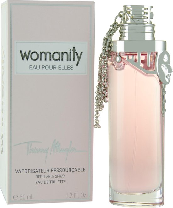 T.Mugler Womanity pour elles 50ml eau de toilette refillable