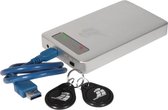 Digittrade RS256 RFID Security 1 TB Externe SSD harde schijf USB 3.2 Gen 1 (USB 3.0) Zilver, Zilver/esdoorn DG-RS256-10