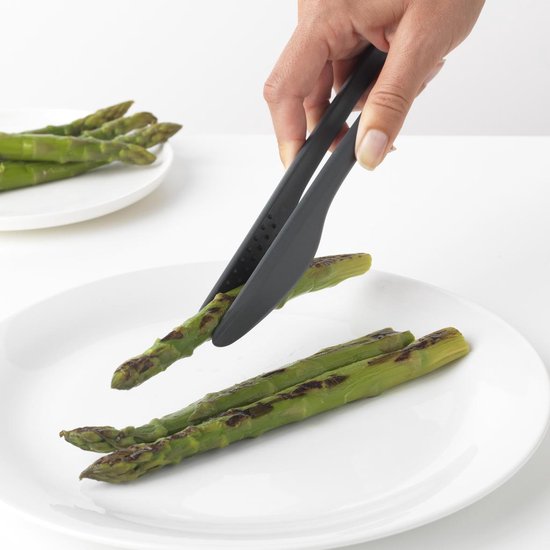Brabantia Tasty+ pince de cuisine et outil pour servir - Granite Grey
