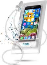 SBS Mobile Water case Smartphone up to 5,5" IPX6 Cert White