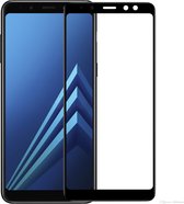 5D Full Cover 9H Full Glue Glass Screen Protector for Galaxy A6+ (2018) _ Black