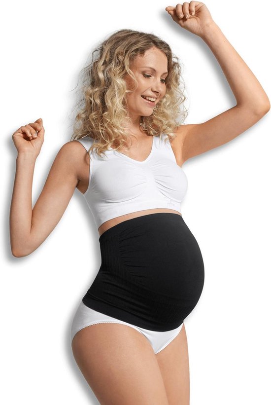 Carriwell - Buikband Naadloos - ondersteunt - Zwart - S