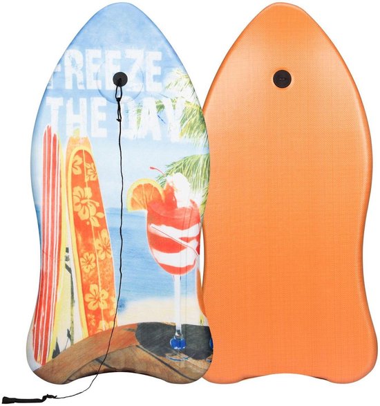 Waimea Bodyboard - Ergo Shape II - Rood/Oranje/Zwart