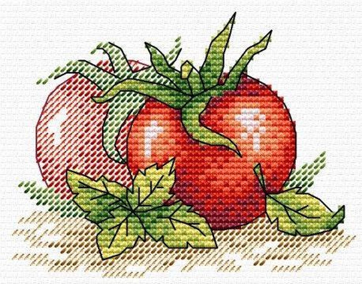Borduurpakket - Tomaten