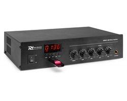 Power Dynamics PDM45 100V versterker 45W met Bluetooth, mp3 speler en radio