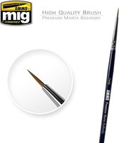 Mig - 2/0 Premium Marta Kolinsky Round Brush (Mig8601)