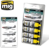 AMMO MIG 7216 Bare Metal - Aircraft Colors - Acryl Set Verf set