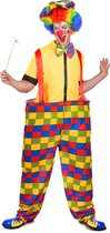 LUCIDA - Wijde clown outfit voor mannen - Volwassenen kostuums