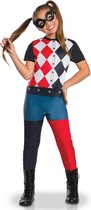 Costume classique Harley Quinn ™ pour filles 7/8 ans - Habillage
