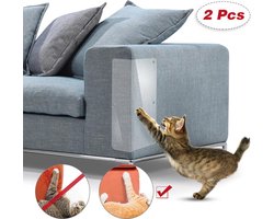 Bescherming tegen krab schade van katten - 2 stuks - Bescherming bank - Cat Scratchers - Furtniture Couch Protector - Katten Nagels - Huisdieren veiligheid - Meubel - Interieur - Woonkamer - Bescherming - Transparant - Krabben - Krab - Kat