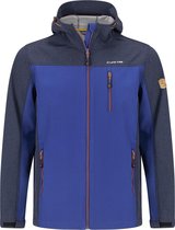 Life-Line Dartlo Heren Gevoerde Softshell Jas Blauw melange - M