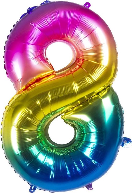 Ballon en aluminium en forme de chiffre