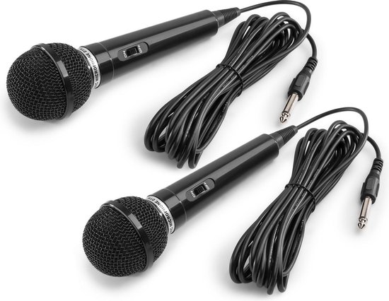 Microphone - Ensemble de deux microphones de karaoké