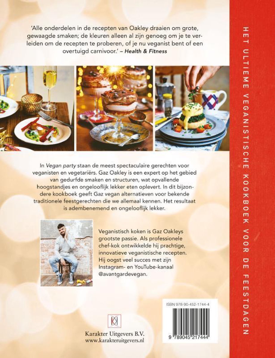 Vegan party - back cover