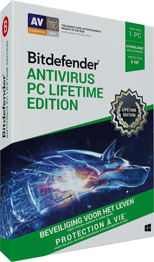 Bitdefender Antivirus Plus 2019 - Lifetime - 1 Apparaat - Bitdefender