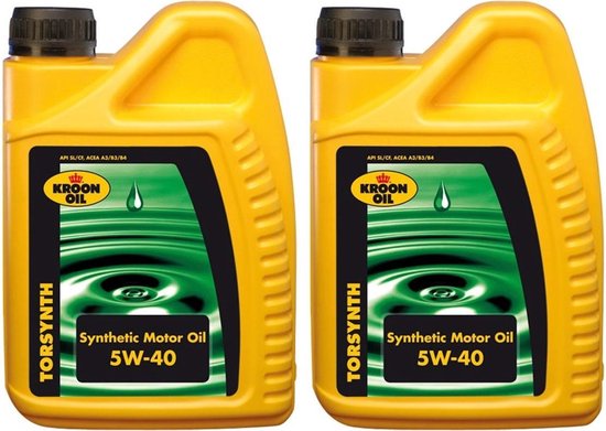 Kroon-Oil Torsynth 5W40 1L - 2 Stuks! | bol.com