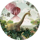 Pimpelmees muursticker Dino - kinderkamer - babykamer - 120 cm