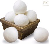 Premium Wollen Droger Ballen | Drogerballen | Herbruikbare Wasdroger Ballen | Wasdrogerballen | Dryerballs | Set 6 Stuks | Milieuvriendelijk