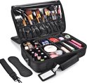Cosmetica Koffer - Make-up Koffer met verstelbare vakken - Visagie en Nagelstyliste Beauty Koffer - 35x25x11CM