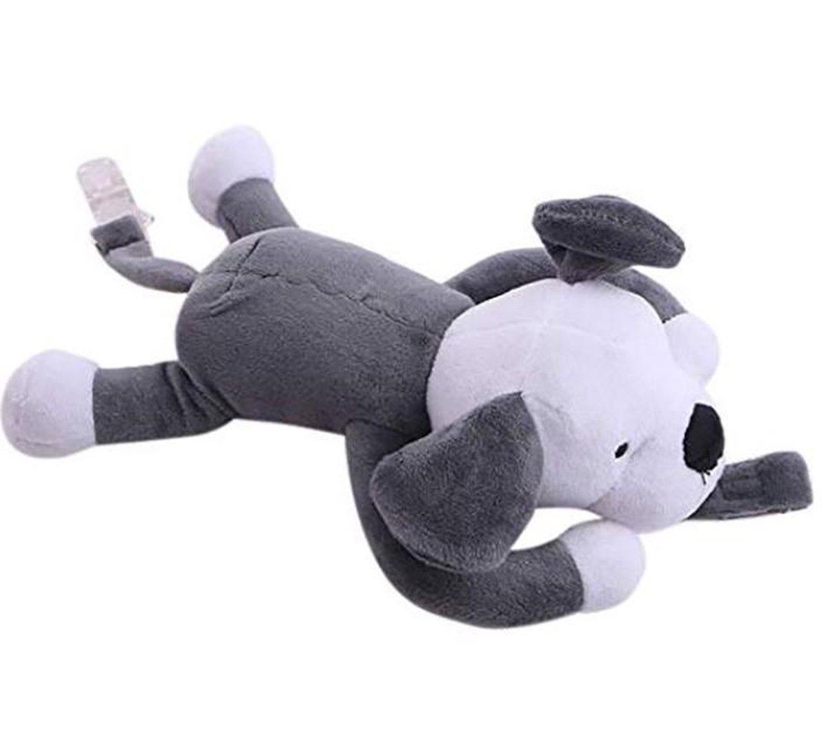 Sucette en peluche singe, éco-responsable, peluche tétine - Attache tétine  en peluche