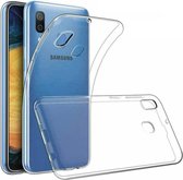 Luxe Back cover voor Samsung Galaxy A30 - Transparant - Soft TPU hoesje