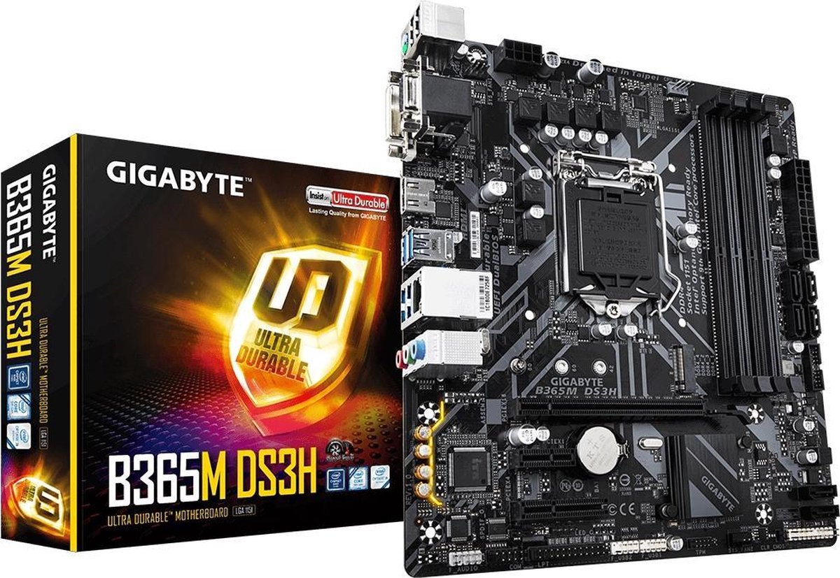 Moederbord Gigabyte B365M DS3H mATX DDR4 LGA1151 - GIGABYTE
