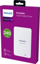 Philips externe SSD 240GB, 400MB/s, USB3.0, Portable, Wit, Windows/Mac/Game console