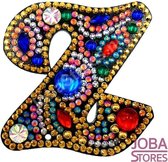 Diamond Painting "JobaStores®" Sleutelhanger Alfabet Letter Z