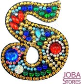 Diamond Painting "JobaStores®" Sleutelhanger Alfabet Letter S