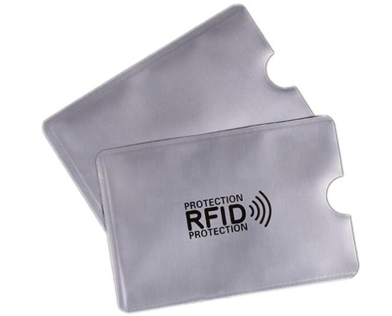 Kast Beschietingen bord Hoesje voor pasjes met RFID bescherming – Bescherming tegen contactloos  pinnen fraude... | bol.com
