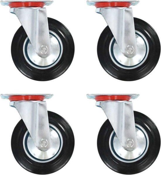 16 stuks meubelwielen, klein, 12 mm, mini-meubelwielen met stalen bovenplaat, kleine rubberen wielen, stille zwenkwielen, universele rubberen wielen met schroeven, voor kleine meubels, apparaten 16 stuks meubelwielen, klein, 12 mm, mini-meubelwielen met stalen bovenplaat, kleine rubberen wielen, stille zwenkwielen, universele rubberen wielen met schroeven, voor kleine meubels, apparaten