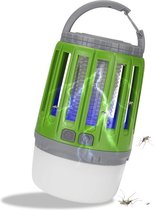 Lampe de camping avec piège à moustiques - Lampe à piège à moustiques - Lampe à insectes - Multifonctionnelle - Vert