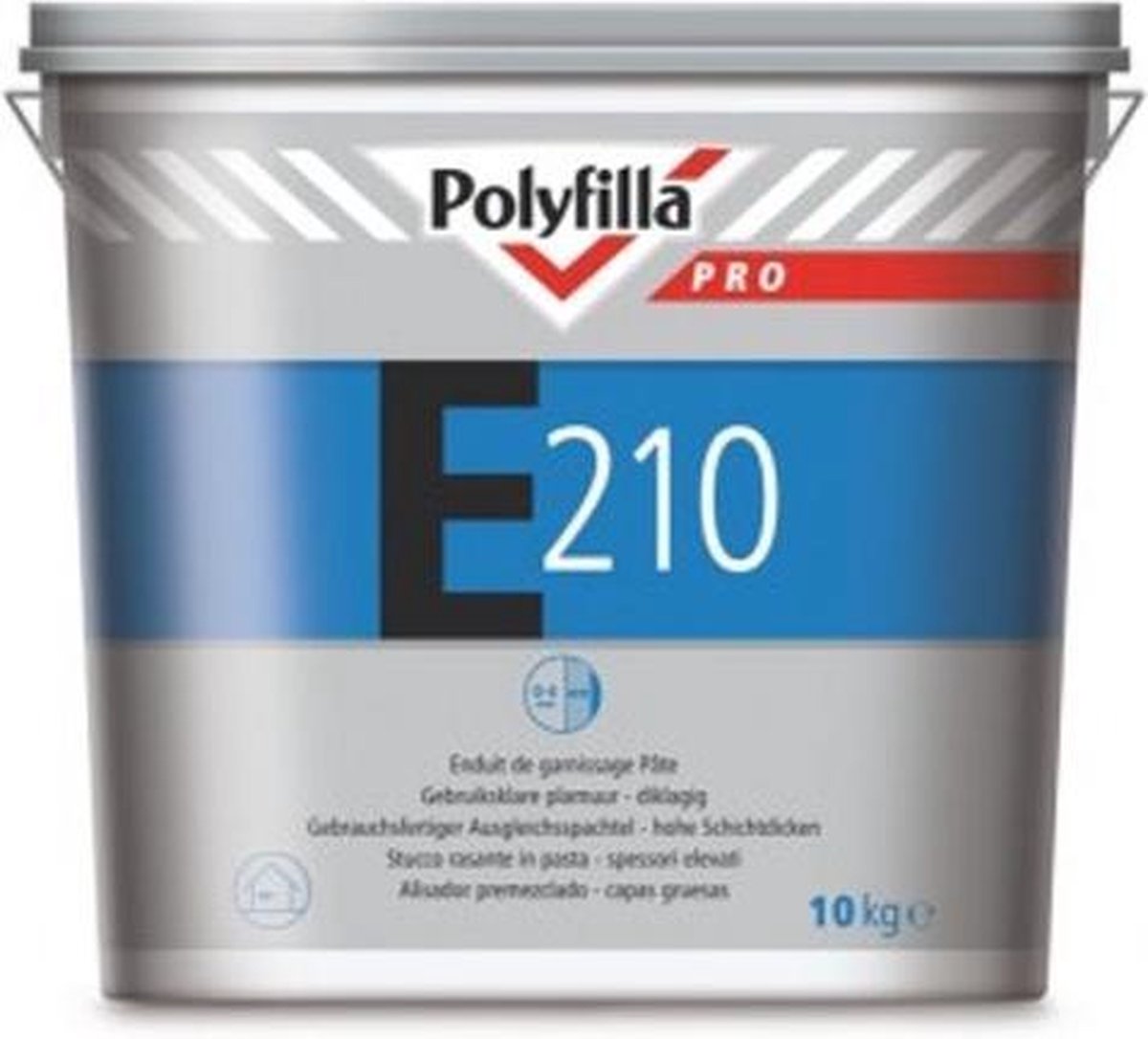 Polyfilla Pro E210 - Gebruiksklare plamuur, diklagig - 10KG
