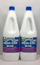 2 X Thetford Aqua Kem Blue lavendel 2L
