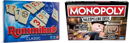 Gezelschapsspel - Monopoly Valsspelers & Rummikub - 2 stuks | Games |  bol.com