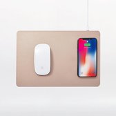 POUT HANDS3 Wireless Charging Mouse Pad Cream
