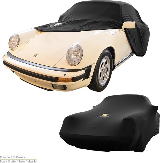 BEXITA Autohoes Binnen Stretch, Luxe Binnen Vuil en Stof Bescherming, Zachte Binnenvoering, Ademend, Stofdicht, Zwart Auto Stofhoezen voor SUV M