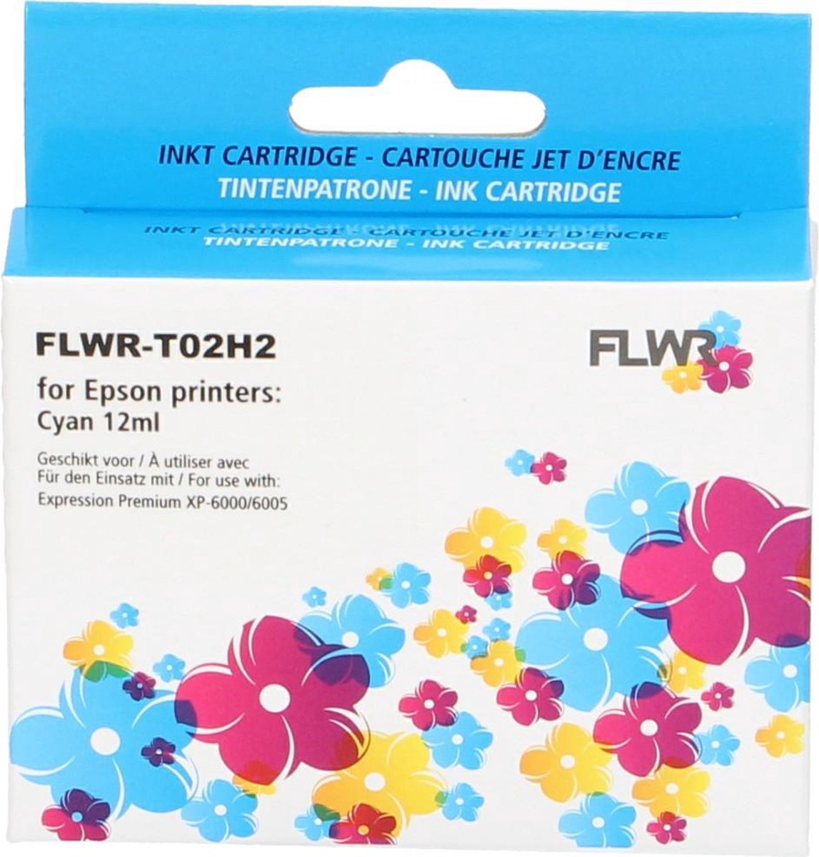 FLWR - Cartridges / Epson 202XL / cyaan / Geschikt voor Epson
