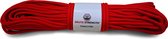 Paracord - Touw - 4 mm - 30 meter - Rood - 250 kg breekracht