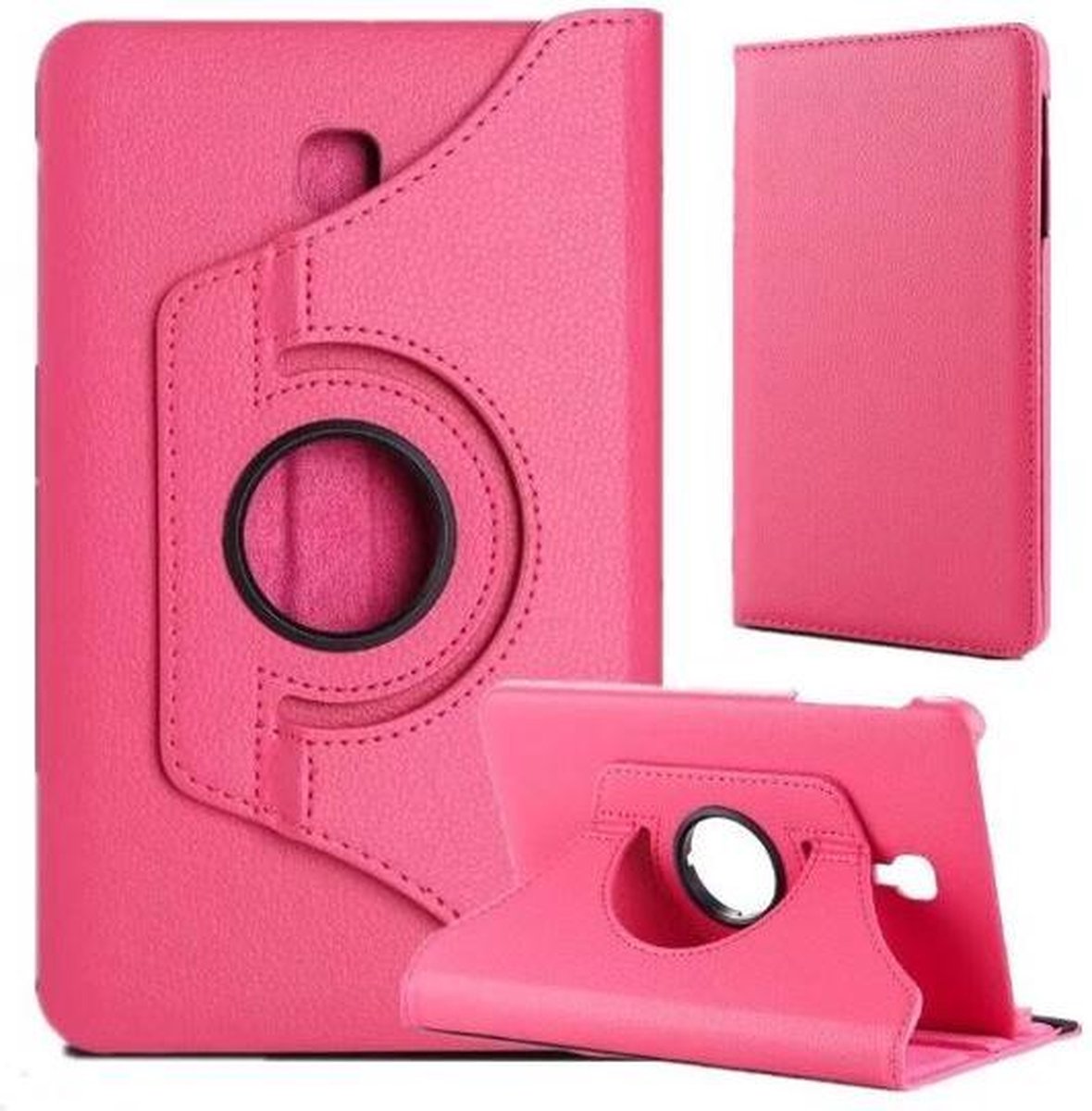 Xssive Tablet Hoes Case Cover 360° draaibaar voor Samsung Galaxy Tab A 8 inch 2017 T380 - Hot Pink