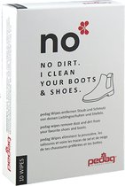 Shoe Wipes - schoonmaakdoekjes - perfect op reis - Pedag No Dirt. I Clean your boots and shoes 10 stuks