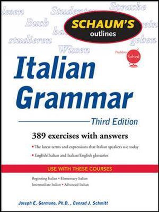 Schaum's Outline of Italian Grammar - cover