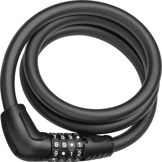 Câble antivol ABUS Steel-O-Flex Tresorflex - 6615C / 120/15 BK SCM - Noir