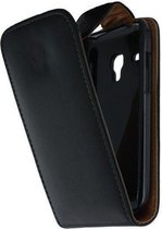 Xccess Leather Flip Case Samsung S7500 Galaxy Ace Plus Black