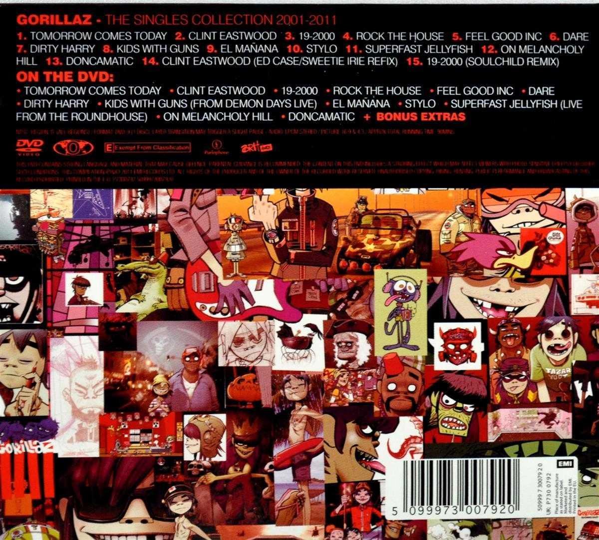 洋楽 GORILLAZ SINGLES COLLECTION 2001-2011 Amazon.co.jp: ザ・シングルス・コレクション2001-2011 - ゴリラズ