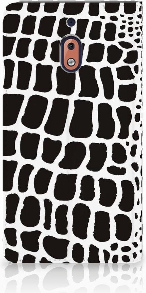 Standcase Hoesje voor Nokia 2.1 2018 Hoesje maken Slangenprint